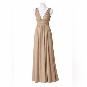 NWT Love By Design Athen Plunging V-Neck Maxi Dress Formal Prom Size M